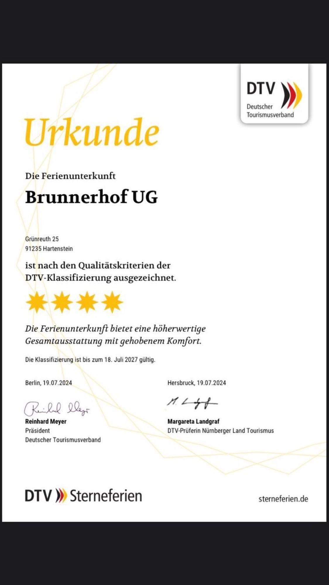 Brunnerhof Urlaub Auf Dem Land Apartment Hartenstein  Exterior photo